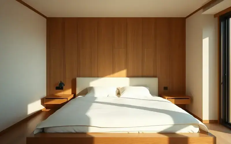 オークプラットフォームベッド